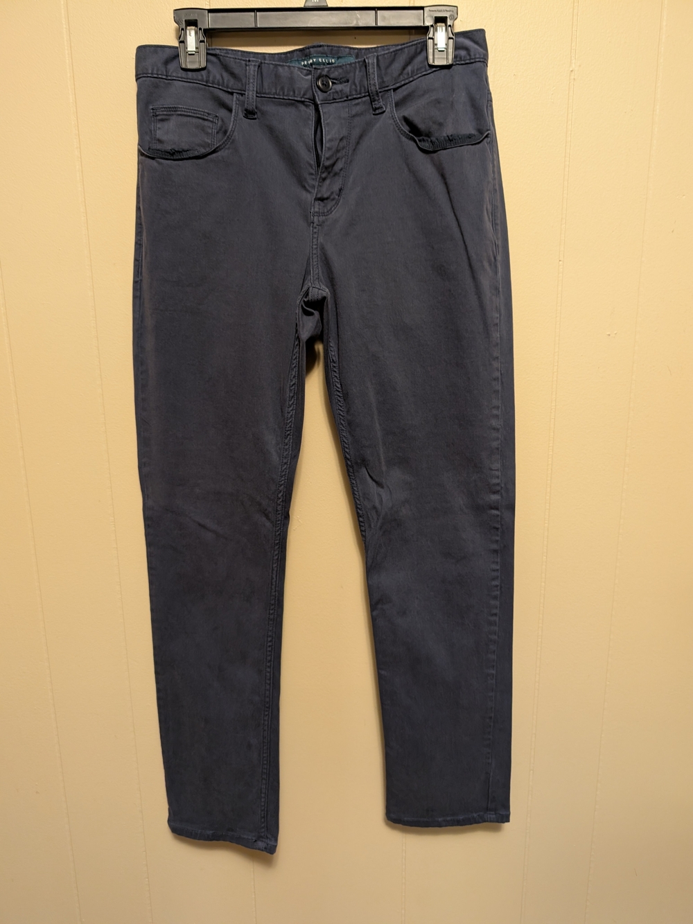 Perry Ellis Men's Slim Straight Jeans Navy 30x30